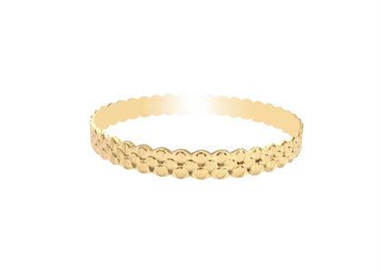 Gold Plated | Machine Cut Bangles